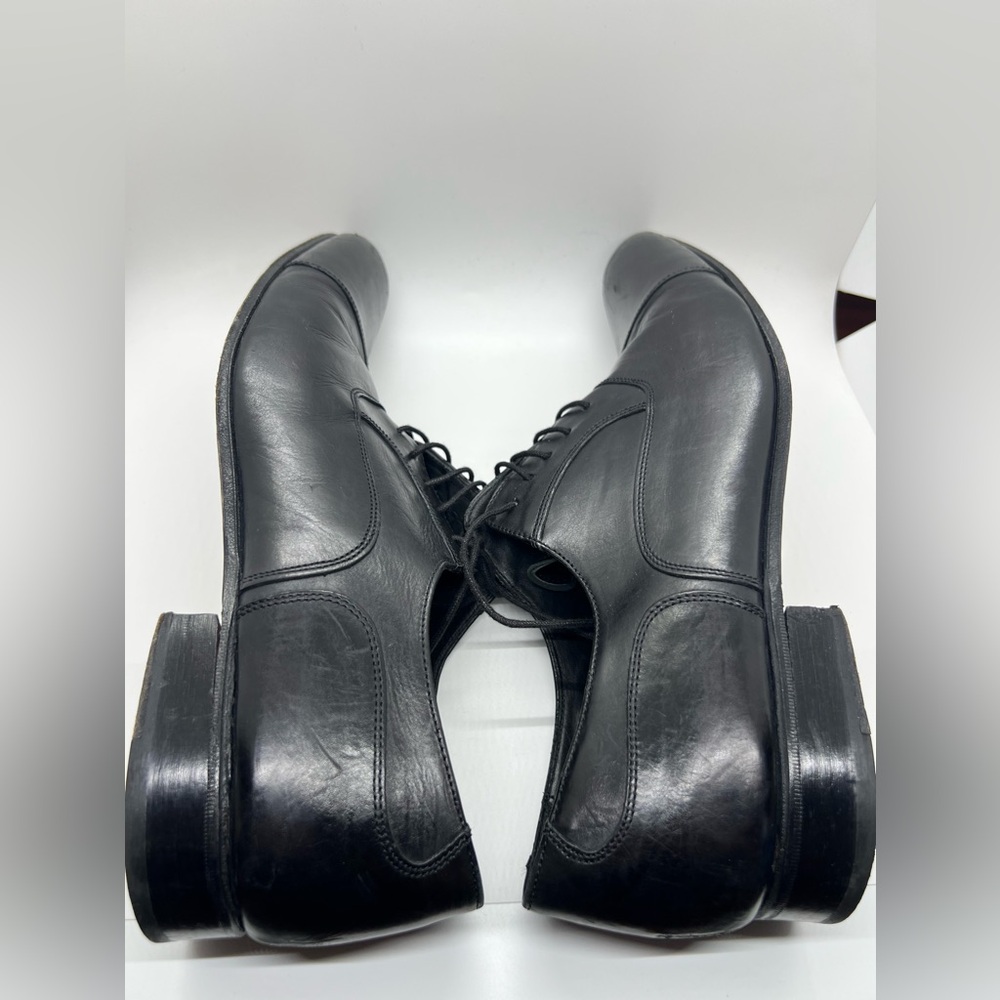 Russell & Bromley Black Leather Cumulus Toe Cap Leather Oxfords Men’s Size 10.5 - Picture 7 of 10